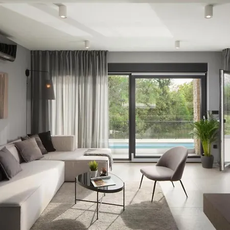 Antheapaola Near Labin - Rabac For 8 People With Heated Private Pool And Children Playground Villa Nedescina