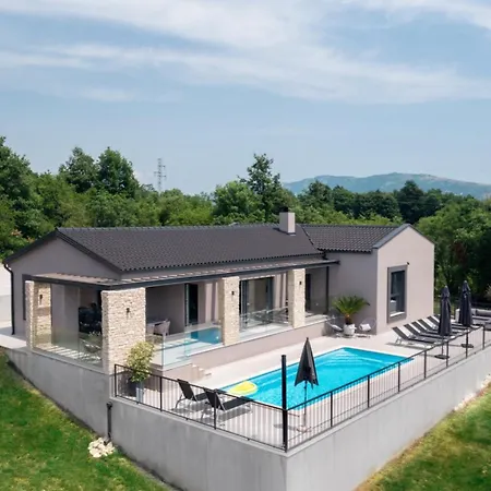 Villa Antheapaola Near Labin - Rabac For 8 People With Heated Private Pool And Children Playground